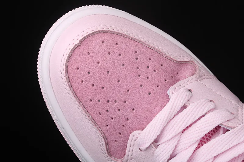 All categories Air Jordan Jordan series basketball shoes Air Jordan 1 Mid Air Jordan 1 Mid AJ1 Joe 1 mid-top series Pink White Pink Foam CW5379-600